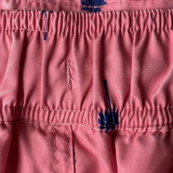 ST JOHNS BAY MENS SIZE XL SWMI TRINKS PINK WITH BLUE PALM TREE DESIGN - Picture 10 of 14